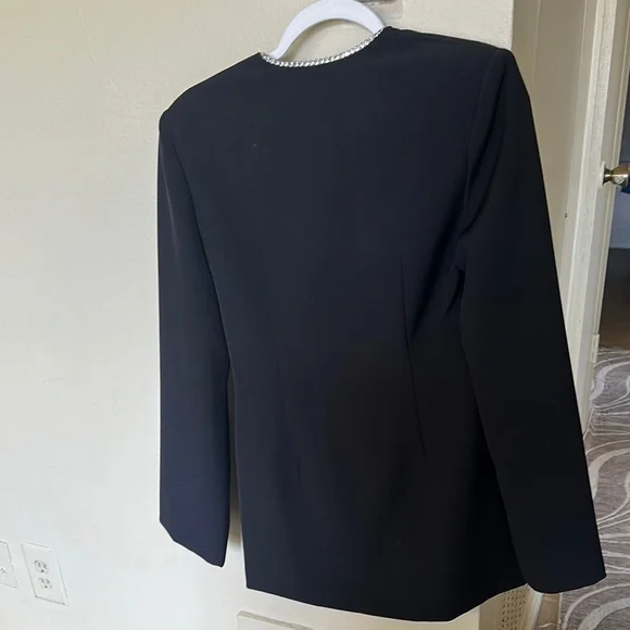 Black Long Sleeve Mini Dress - Picture 3 of 3